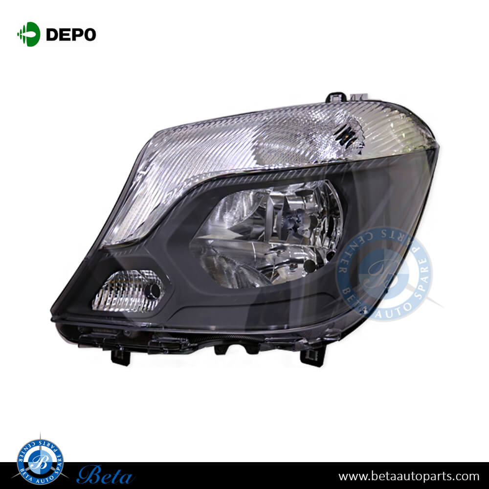 Left Side Headlamp Normal for Mercedes Sprinter 2006-Up models, Part Number 9068202361 Left Side Headlamp Normal for Mercedes Sprinter 2006-Up models, Part Number 9068202361